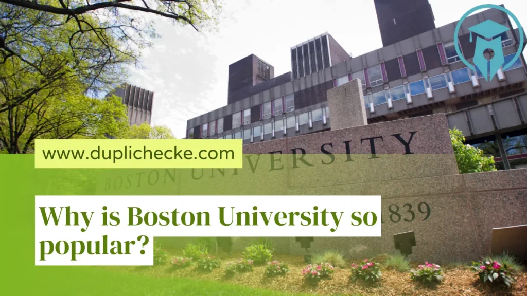 Why is Boston University so popular?