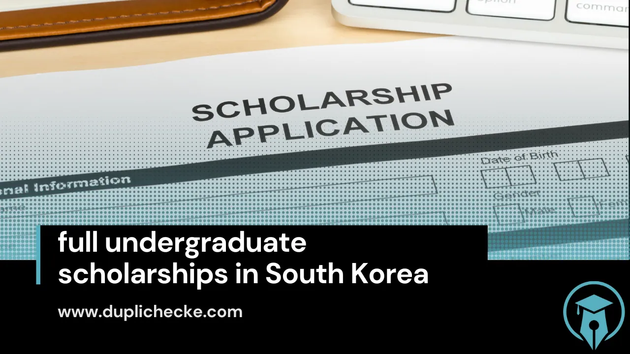 Applications open for full undergraduate scholarships in South Korea