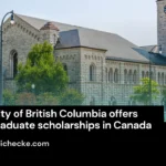 University of British Columbia offers undergraduate scholarships in Canada