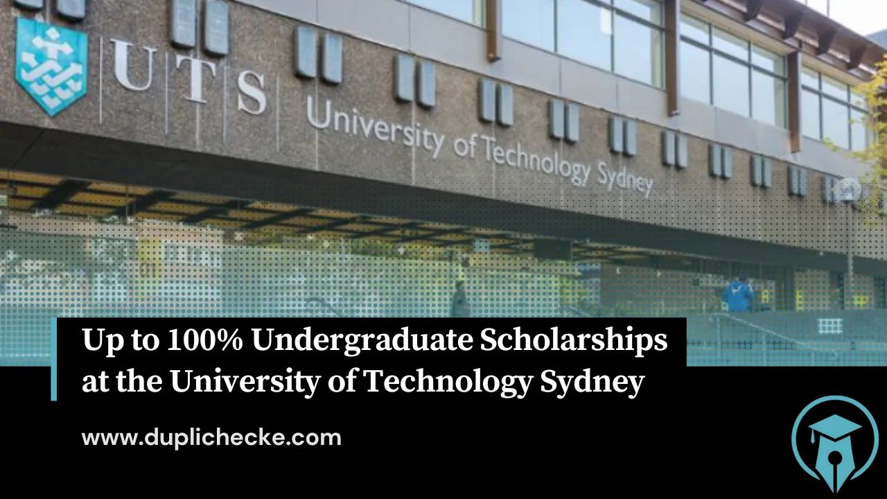 Up to 100% Undergraduate Scholarships at the University of Technology Sydney