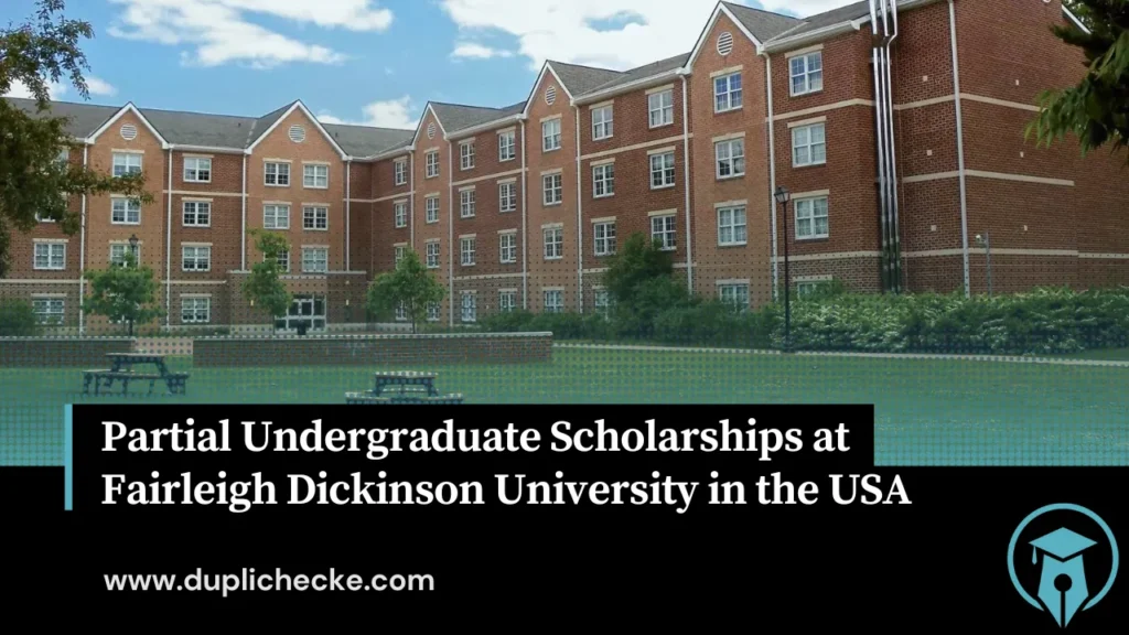 Partial Undergraduate Scholarships at Fairleigh Dickinson University in the USA